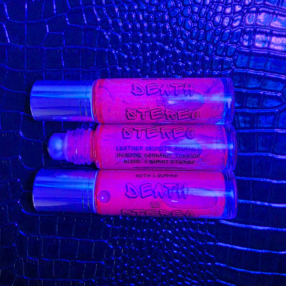 Death By Stero Blacklight Reactive Rollerball