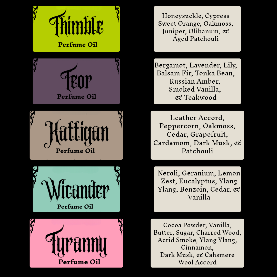 Heroes of Aramán Perfume Sample & Gift Sets